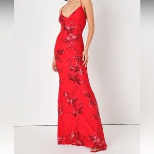 Lulus Red Maxi Dress